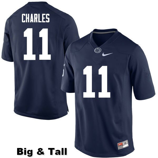 NCAA Nike Men's Penn State Nittany Lions Irvin Charles #11 College Football Authentic Big & Tall Navy Stitched Jersey XUP5898GN